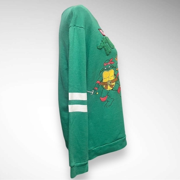 NICKELODEON Teenage‎ Mutant Ninja Turtles Green Sweatshirt XL | EUC - Picture 3 of 6